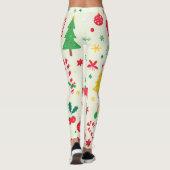 Weihnachtsmuster Leggings (Rückseite)