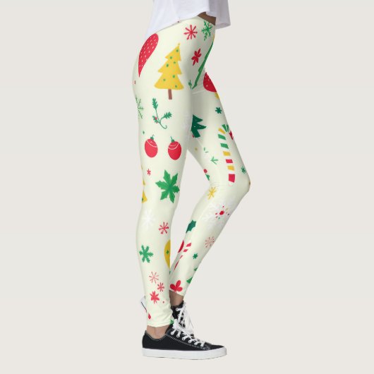 Weihnachtsmuster Leggings (Rechts)