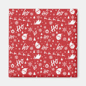 Weihnachtsmuster Magnet (Vorne)