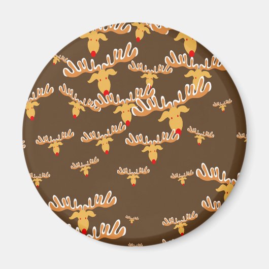 Weihnachtsmuster Magnet (Vorne)