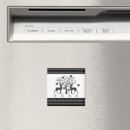 Weihnachtsmuster Magnet (In Situ (Geschirrspüler))