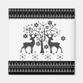 Weihnachtsmuster Magnet (Vorne)