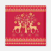 Weihnachtsmuster Magnet (Vorne)