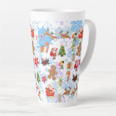 Weihnachtsmuster Milchtasse (Rechte Ecke)