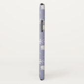 Weihnachtsmuster mit Eisbären und Schneeflocken Case-Mate iPhone Hülle (Hinten/Rechts)