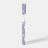 Weihnachtsmuster mit Eisbären und Schneeflocken iPhone Hülle (Rechte Seite)