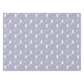 Weihnachtsmuster mit Eisbären und Schneeflocken Tischdecke (Vorderseite (Horizontal))