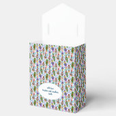 Weihnachtsmuster mit Nutcracker und Schneeflocken Geschenkschachtel (Geöffnet)