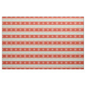 Weihnachtsmuster mit roten Minz-Schneeflocken im V Stoff (Fat Quarter (45,7 x 55,9 cm))