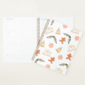 Weihnachtsmuster mit Weihnachtsbaumkeksen Planer (Anzeige)