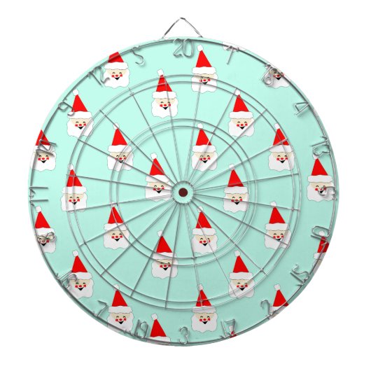 Weihnachtsmuster Mitte des Jahrhunderts Dartscheibe (vorne)