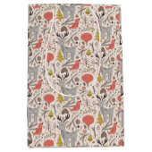 Weihnachtsmuster Mittlere Geschenktüte (Vorderseite)