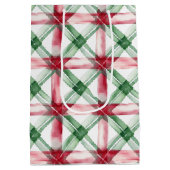 Weihnachtsmuster Mittlere Geschenktüte (Rückseite)