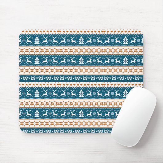 Weihnachtsmuster Mousepad (Mit Mouse)
