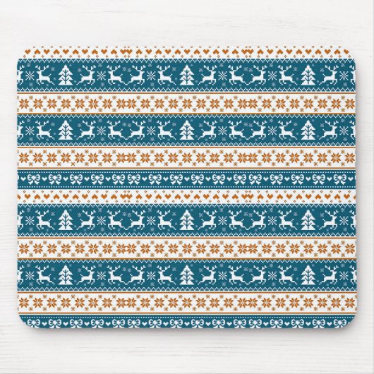 Weihnachtsmuster Mousepad (Vorne)
