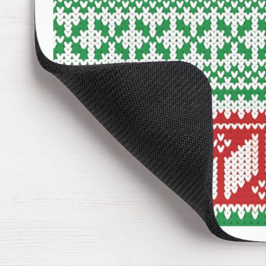 Weihnachtsmuster Mousepad (Ecke)