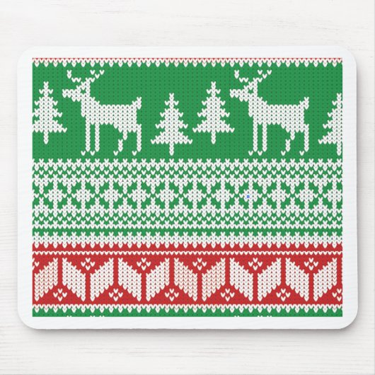 Weihnachtsmuster Mousepad (Vorne)