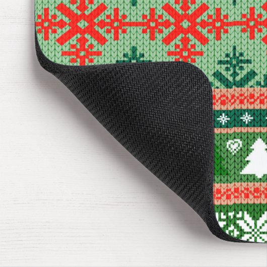 Weihnachtsmuster Mousepad (Ecke)