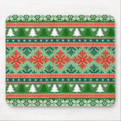 Weihnachtsmuster Mousepad (Vorne)
