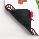 Weihnachtsmuster Mousepad (Ecke)