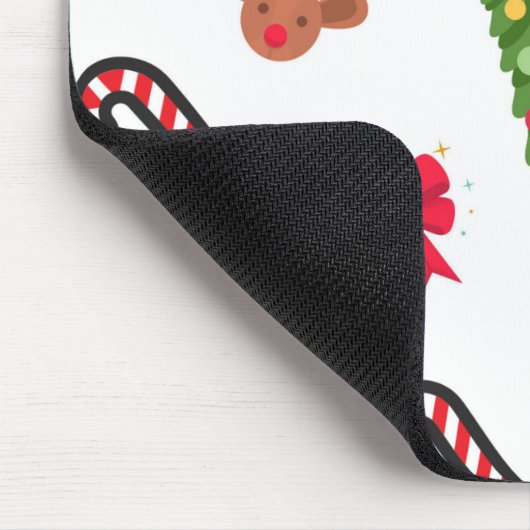 Weihnachtsmuster Mousepad (Ecke)