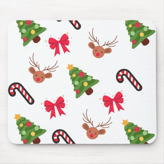 Weihnachtsmuster Mousepad (Vorne)
