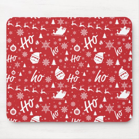 Weihnachtsmuster Mousepad (Vorne)