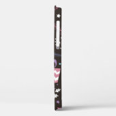 Weihnachtsmuster nahtlos mit Baum, Schnee, Geschen Case-Mate iPhone Hülle (Rückseite / Links)