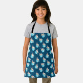 Weihnachtsmuster nahtlos mit Tasse Kakao Schürze (Insitu)