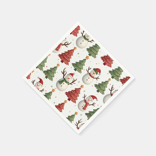 Weihnachtsmuster Napkin Serviette (Ecke)