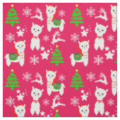 Weihnachtsmuster Niedlich Giro Llama Snowflakes We Stoff (Muster)