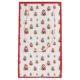 Weihnachtsmuster - Niedlicher Fuchs - nahtloses Mu Kleine Geschenktüte