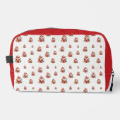 Weihnachtsmuster - Niedlicher Fuchs - nahtloses Mu Waschbeutel (Vorderseite)