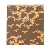 Weihnachtsmuster Notizblock (Vorderseite)