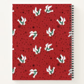 Weihnachtsmuster Notizblock (Rückseite)