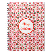 Weihnachtsmuster Notizblock (Vorderseite)