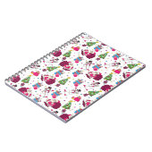 Weihnachtsmuster Notizblock (Linke Seite)