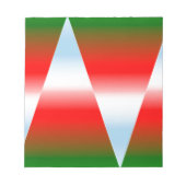 Weihnachtsmuster Notizblock (Vorderseite)