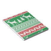 Weihnachtsmuster Notizblock (angewinkelt)