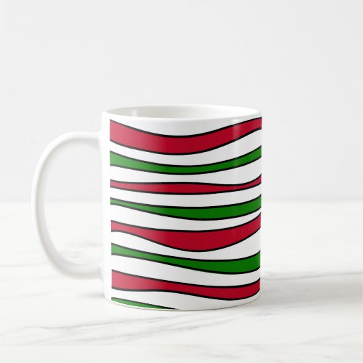 Weihnachtsmuster Nug Kaffeetasse (Links)