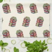 Weihnachtsmuster, Nutcracker Toy Soldier Geschirrtuch (Gefaltet)