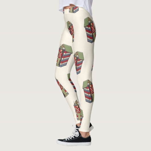 Weihnachtsmuster, Nutcracker Toy Soldier Leggings (Links)