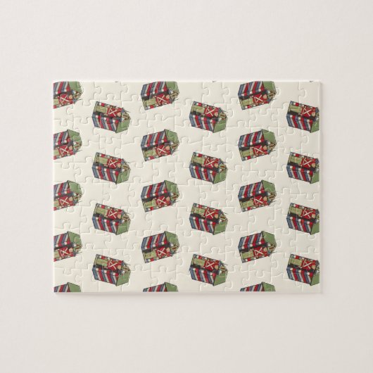 Weihnachtsmuster, Nutcracker Toy Soldier Puzzle (Horizontal)