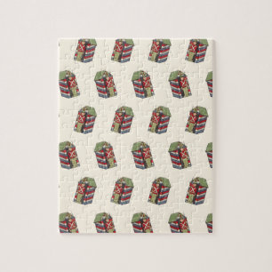 Weihnachtsmuster, Nutcracker Toy Soldier Puzzle