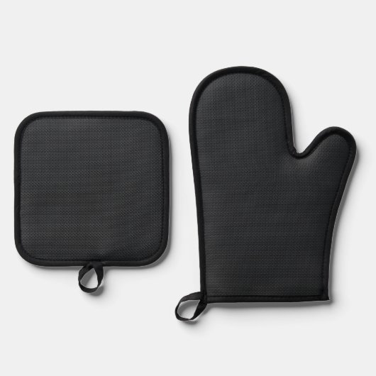 Weihnachtsmuster Ofenhandschuh & Topflappen-Set (Rückseite)