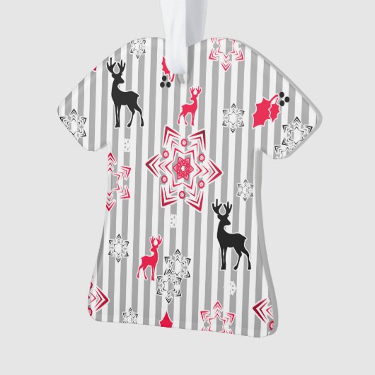 Weihnachtsmuster Ornament (Vorderseite)