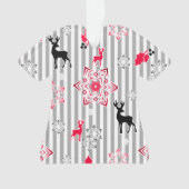 Weihnachtsmuster Ornament (Vorderseite)