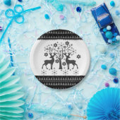 Weihnachtsmuster Pappteller (Party)