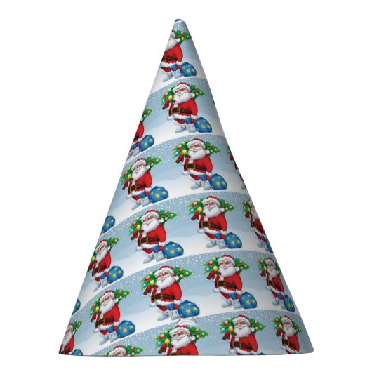 Weihnachtsmuster Partyhütchen (Rechts)