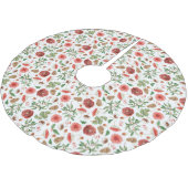 Weihnachtsmuster Polyester Weihnachtsbaumdecke (Schrägansicht)